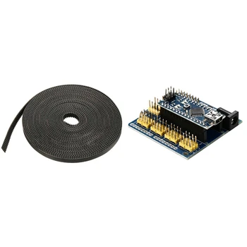 

1 Set GT2 20T Bore 8Mm Timing Pulley 5M Belt for RepRap Prusa Mendel 3D Printer & 1 Pcs Nano I / O Expansion Shield