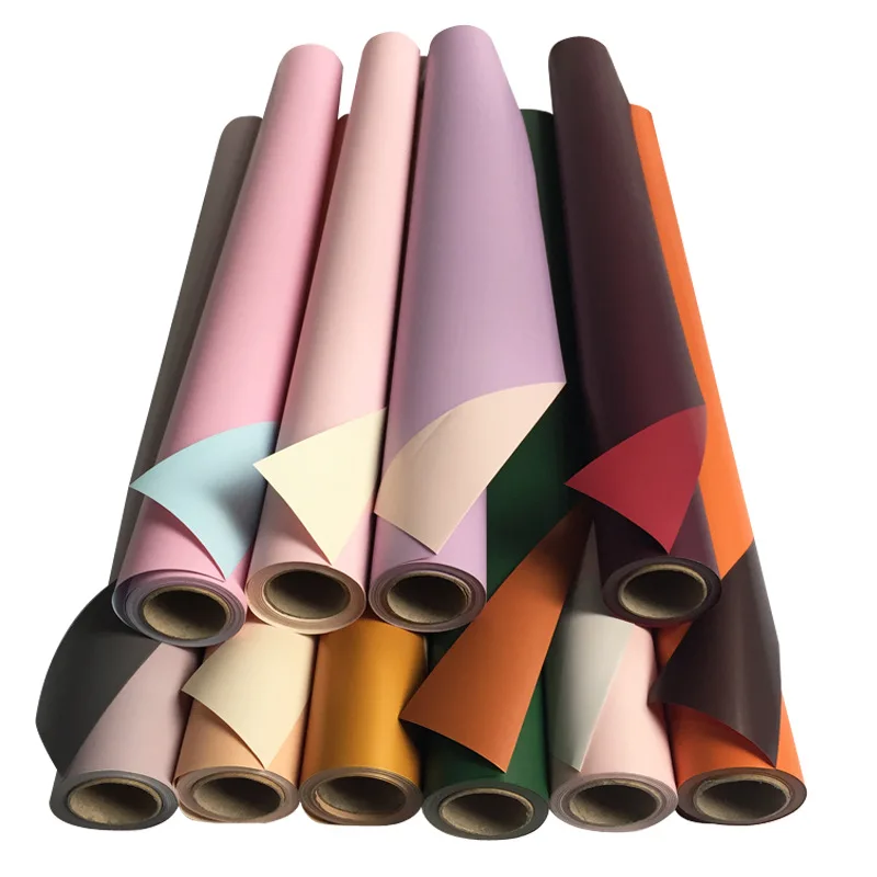 10mx58cmrollKroeanStyleTwotoneFlowerWrappingPaperFlorist