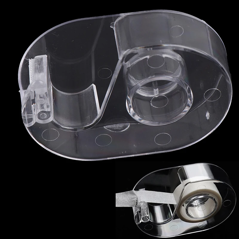 New Plastic Tape Cutter Dispenser Adhesive Tape Holder Grafting Eyelash Tape Holder Cutter For Eyelashes Extension Makeup Tools