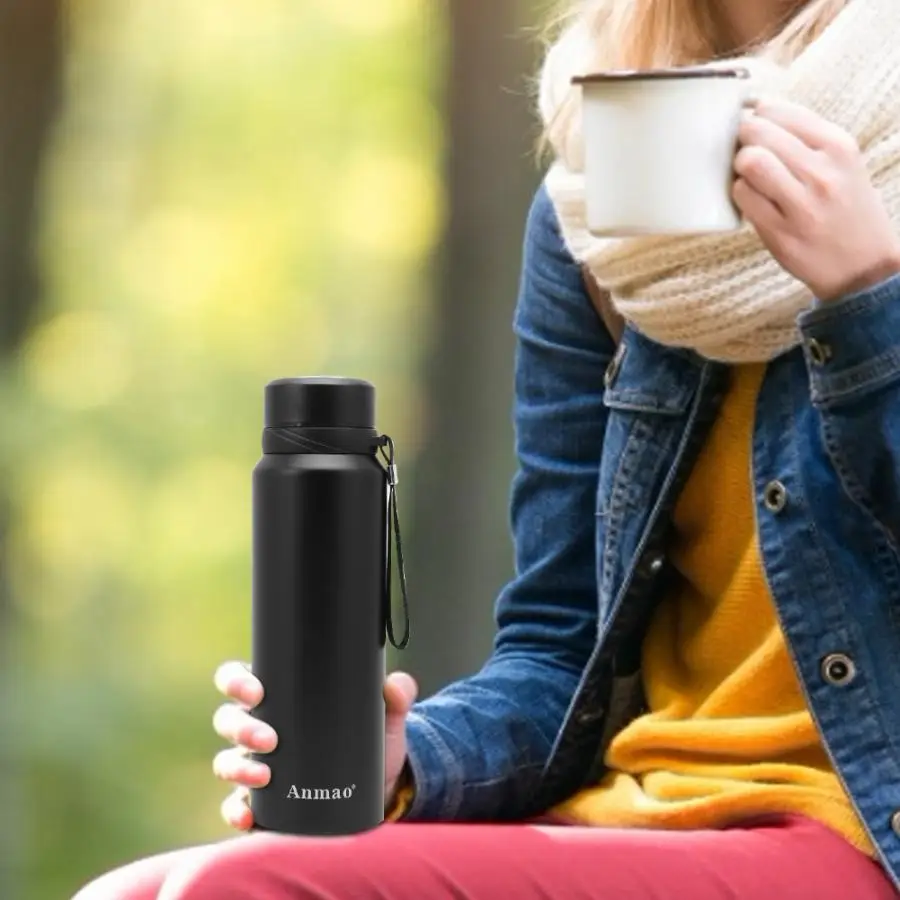 1100ML Stainless Steel Vacuum Insulation Water Bottle Large Capacity Portable Outdoor Sport Bottle Thermal Cups
