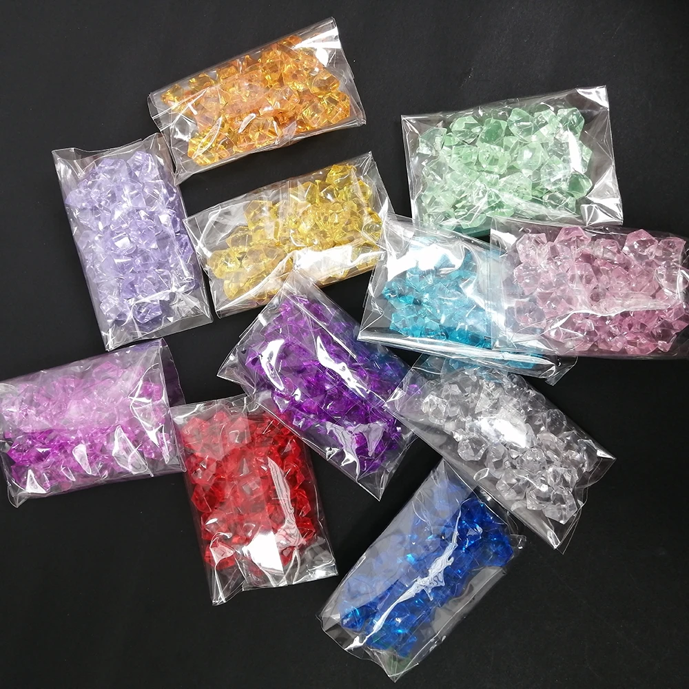 Title 9, Camal 50Pcs/bag 11*14mm Aquarium Acrylic Stones...