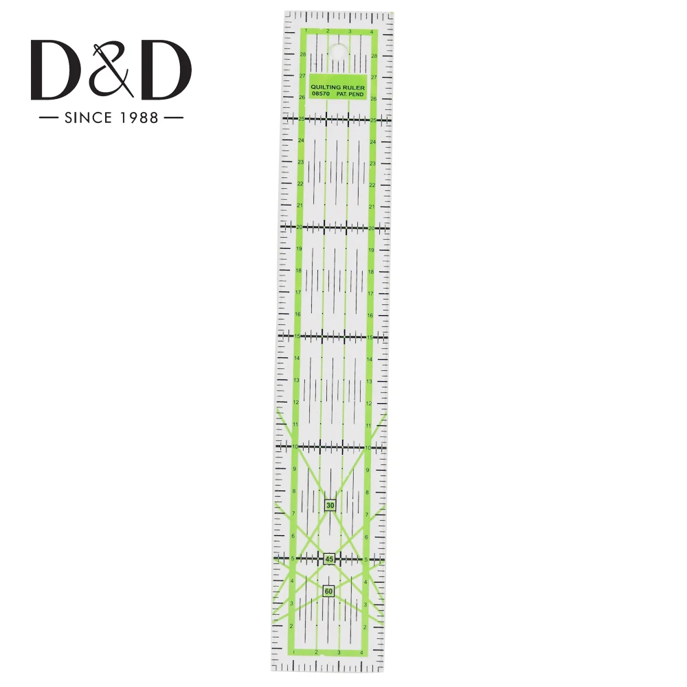 Прозрачная акриловая линейка для шитья в стиле пэчворк квилтинга домашняя резки