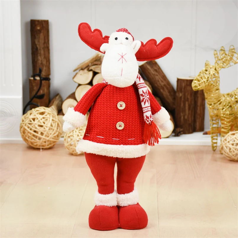Рождественские украшения Enfeite De Merry Christmas Санта Клаус снеговик лось для кукол