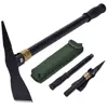 Multifunctional Folding Shovel with Carrying Pouch Lightweight Portable Camping Shovels for DiggingTactical Shovel Pickaxe Hoe 1