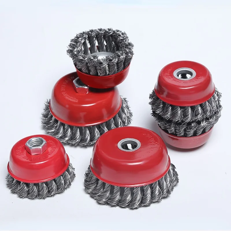 Metal Derusting Twisted Wire Wheel /twisted Wire Bowl Type Derusting