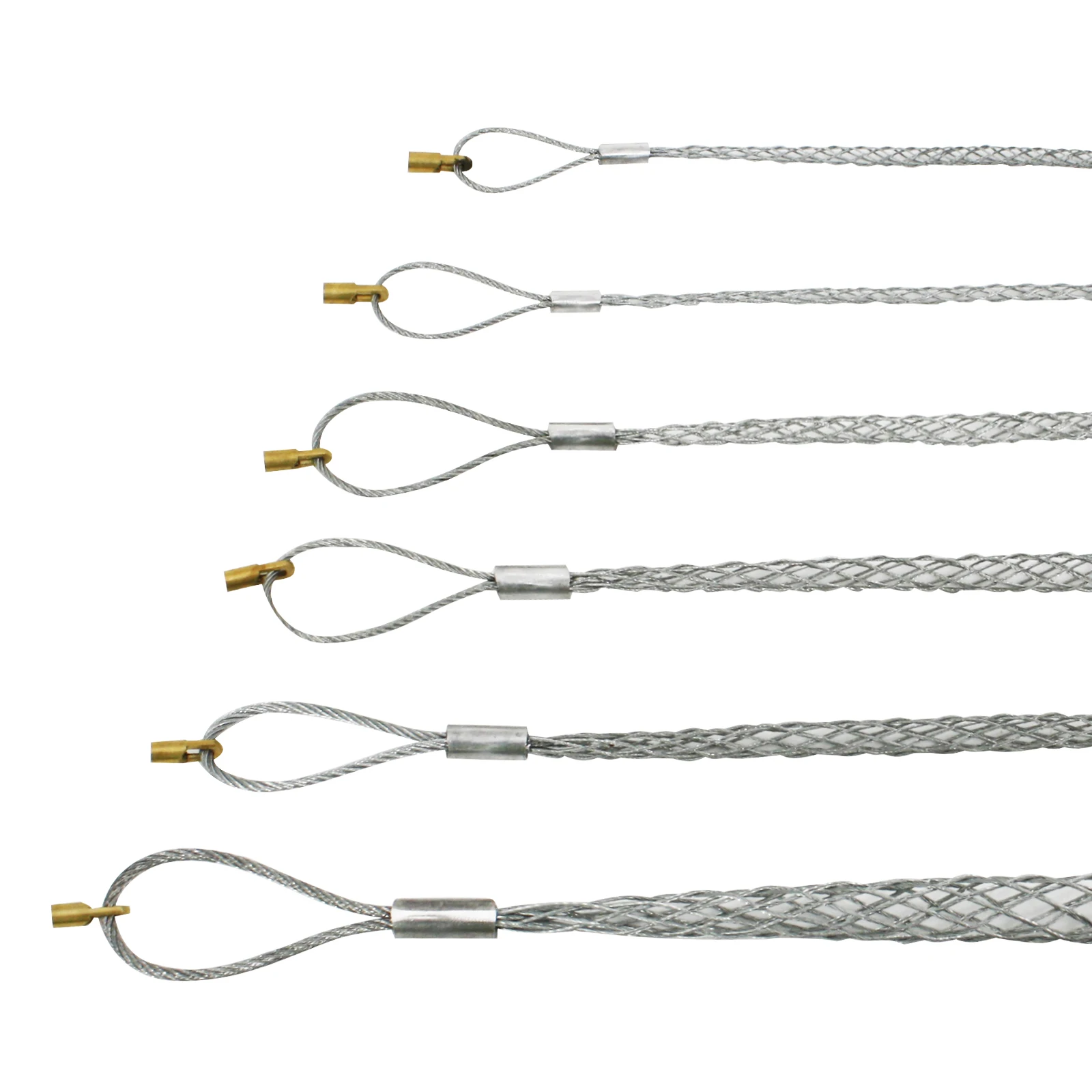 M5 구리 헤드 케이블 당기는 양말 메쉬 풀러 도구 액세서리 미끄럼 방지 파이프 도관 케이블 풀러 그립 4-25mm 용 네트 커버