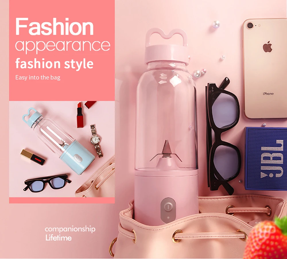 Портативный блендер соковыжималка электрический миксер экстрактор фруктов