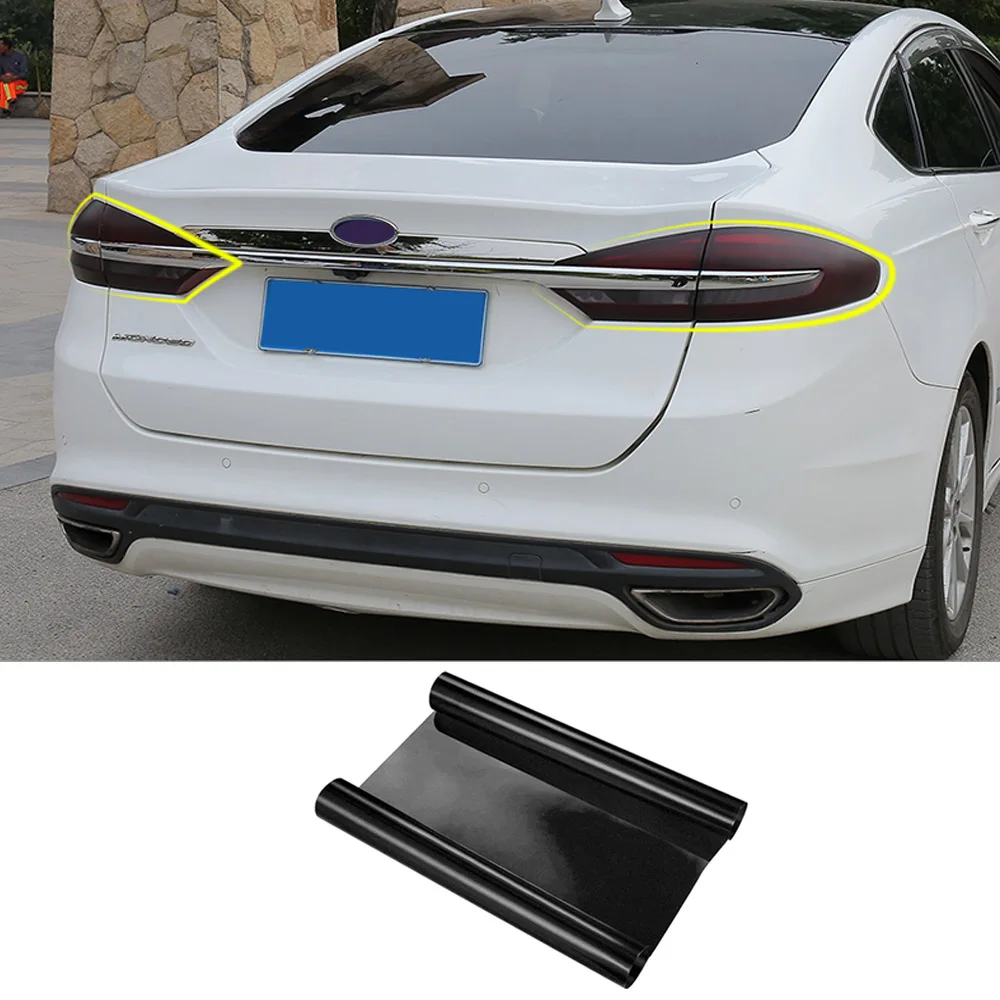 Матовая Черная Виниловая дымовая пленка наклейка для Ford Focus 2 Fusion беспроводной