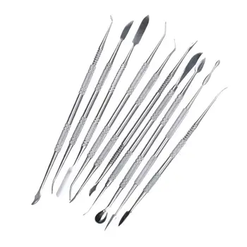 

10pcs Stainless steel clay sculpture knife Sculpture tools for modeling ceramic crafts
