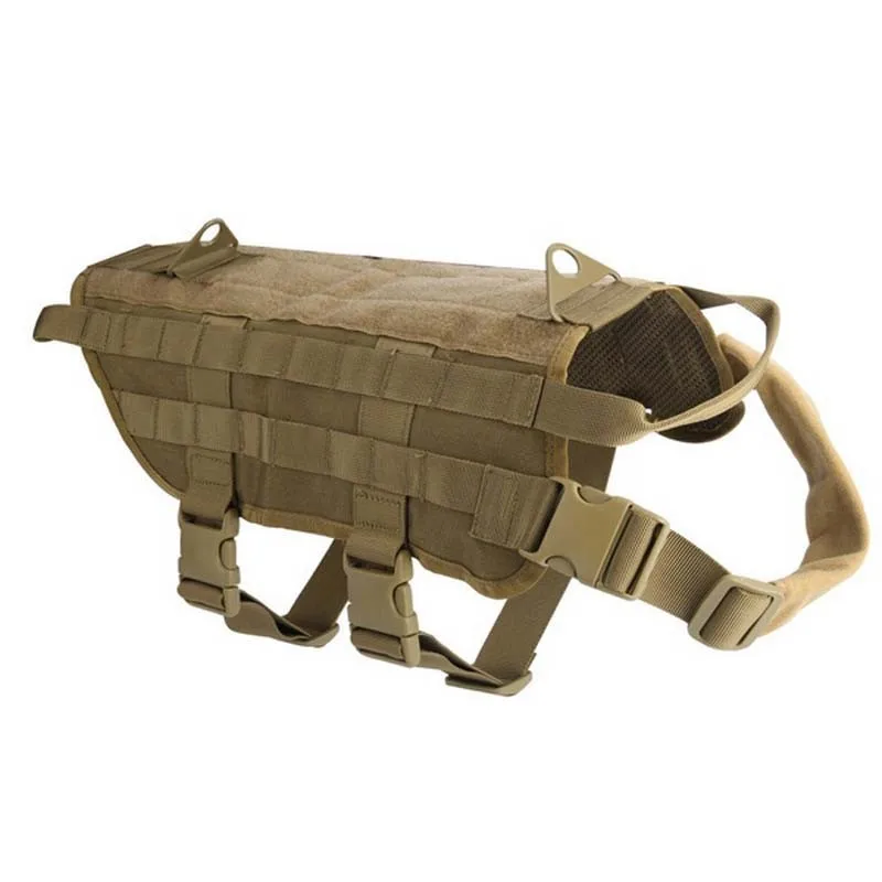 

Yan wu tang Outdoor Tactical Dog Vest Military Dog Training Equipment Dog Clothes Fighting Dog Back K9 Harness