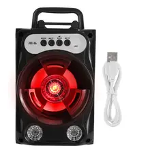 soundbar B16 Portable Outdoor ABS Bluetooth Speaker with Phone Bracket Black