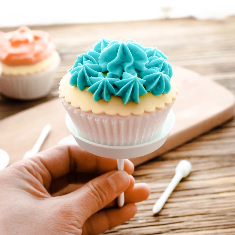 Plastic Piping Nail Cake Flower Nails Nozzle Nail Decor Lifter Fondant Cream Transfer Baking Pastry Kitchen 1PCS