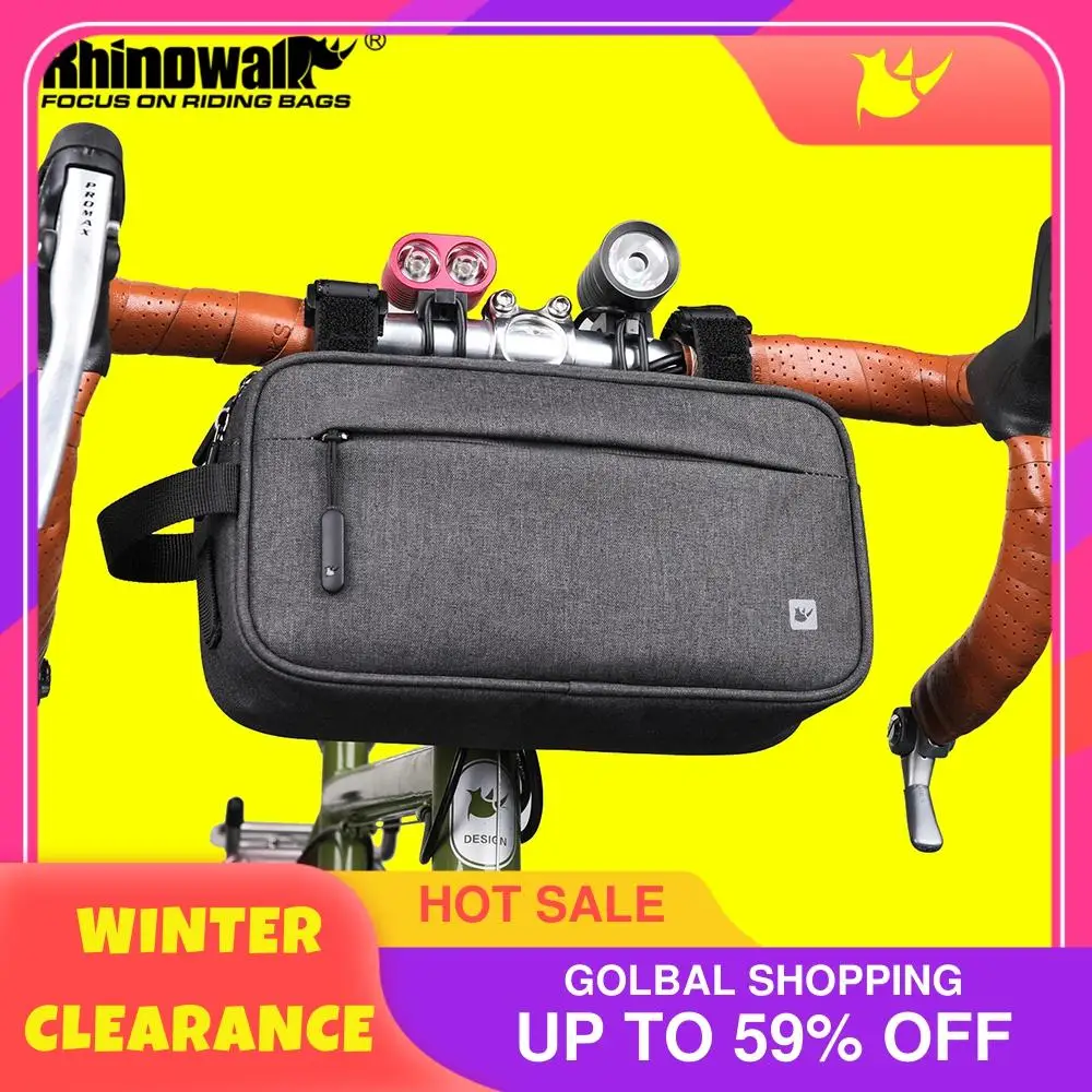 Rhinowalk 2022 New Handlebar Bag Waterproof Bicycle Bags Frame Pannier Bag Multifunction Portable Shoulder Bag Bike Accessorie ► Photo 1/6