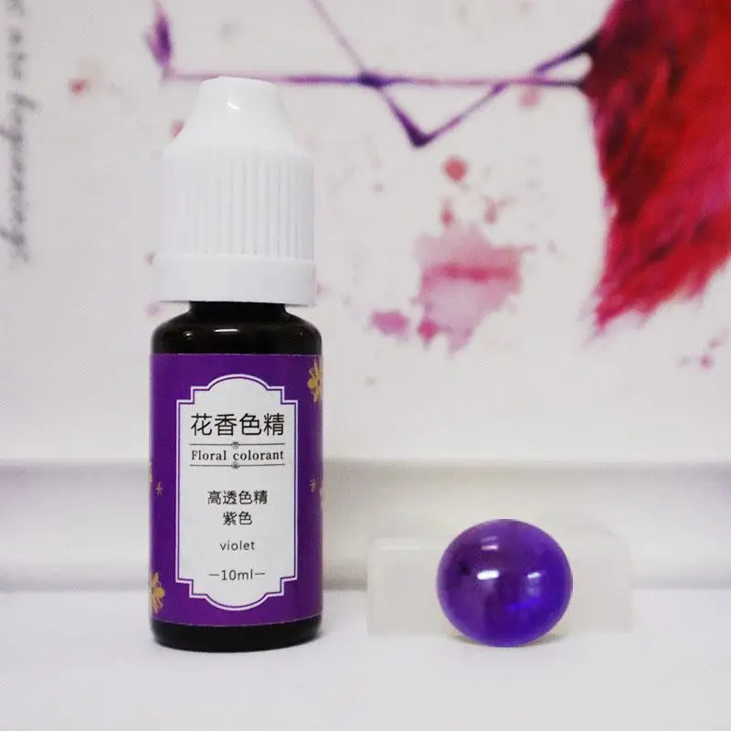 Epoxy Resin Pigment 13 Color DIY Epoxy Color Pigment Flower Favor High Concentration Resin Craft Colorant Dye Ink Jewelry Making