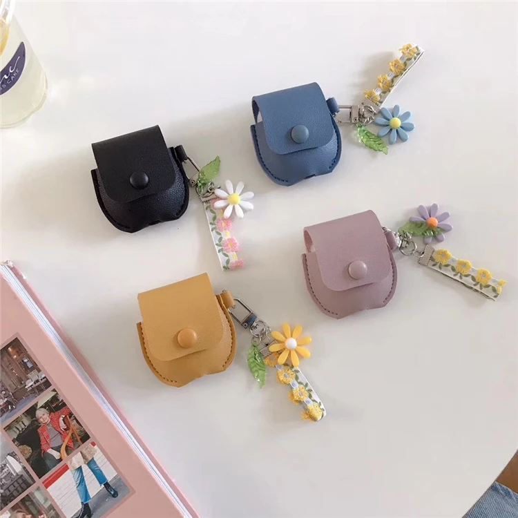 

dermatoglyph briefcase Design Flowers wireless For iPhone airpods 1 2 For iPhone headset Case Soft Cover Case With the pendant