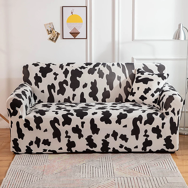 Home Living Luxury Leopard Print Sofa Decor Seat Protector Cover Elastic Slipcover Stretch Couch Cover 1-4 Seaters Sofa Cover 3