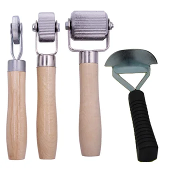 

4 Pcs/Set Car Tire Repair Patch Stitch Wheel Tyre Rolling Puncture Tool Auto Tire Compaction Roller Car Tire Portable Tools 2020