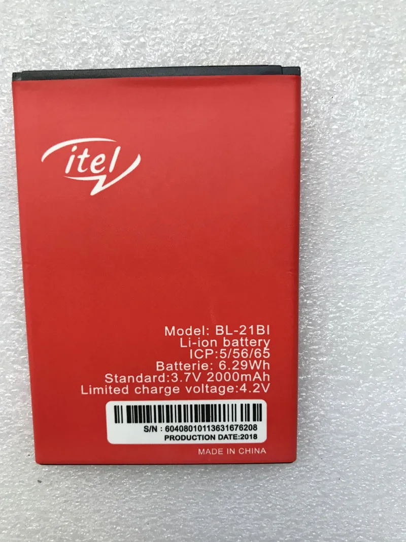 

new Original 3.7V 2100mAh 7.77Wh BL-21BI Replacement Battery For ITEL BL-21BI mobile phone