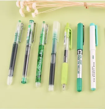 

Xizhi CAIS01 Straight-liquid Rollerball Pens Gel Highlighter 7 Colour Series Set High Capacity Color Simple Cute Stationery