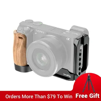 

SmallRig Camera L-Bracket For Sony A6400/A6300/A6100 w/ Arca-Type 1/4" Accessory Threads Quick Release L plate APL2331