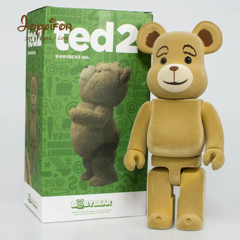 28 см 400% Bearbricklys Супер Герои Дэдпул фигурки блоки медведь Джек кукла "Скеллингтон" Коллекционные модели игрушки для друзей - Цвет: Розовый