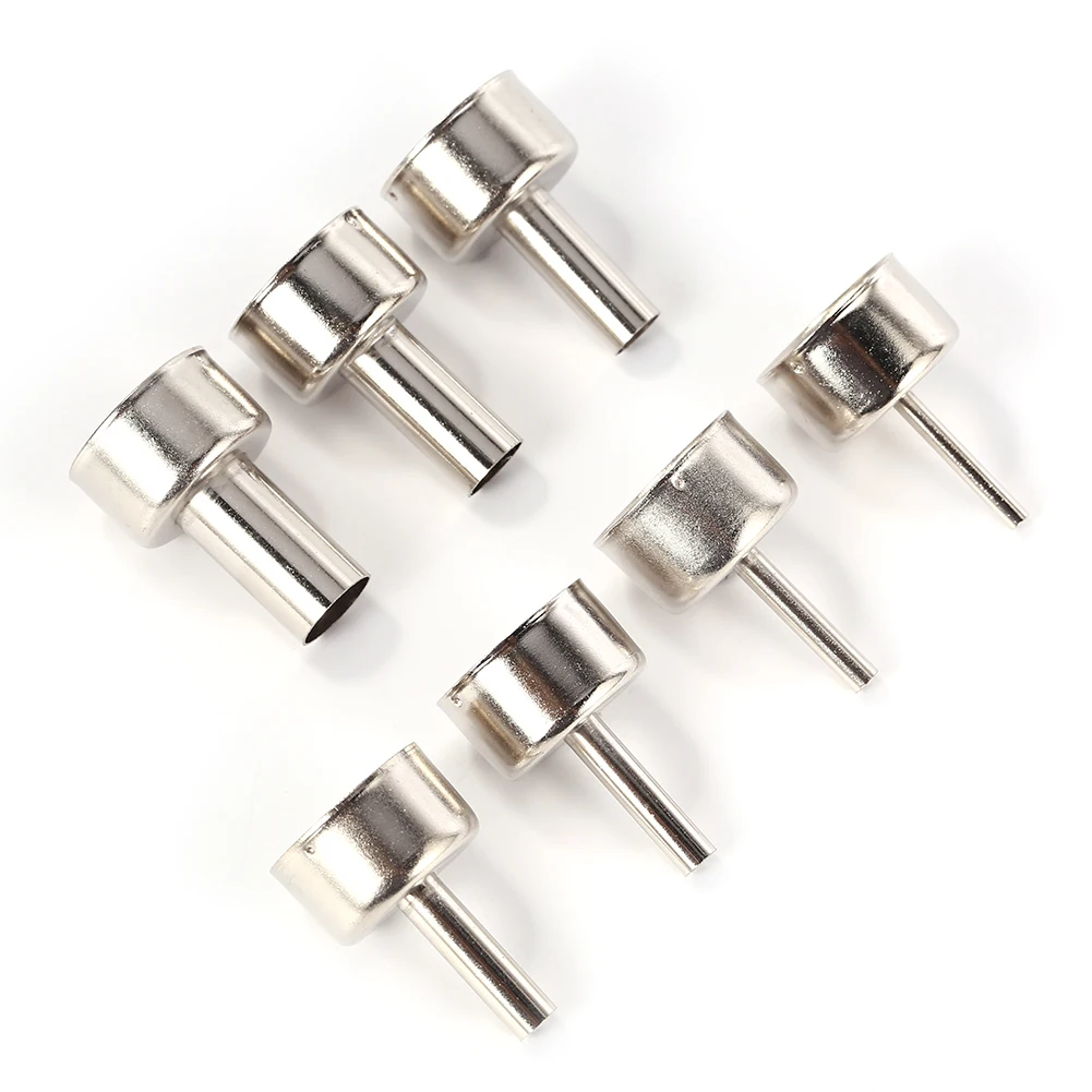 7pcs/Set 3-12mm Universal Hot Air Gun Nozzle Kit for 858D Welding Tools Soldering Station Stainless Steel Heat Gun Tips