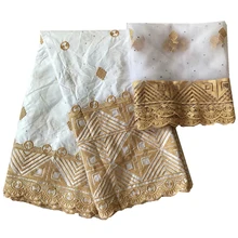 Новое поступление камень Африканский Базен riche getzner ткань с вышивкой кружева Базен riche платье Материал нигерийский стиль белый