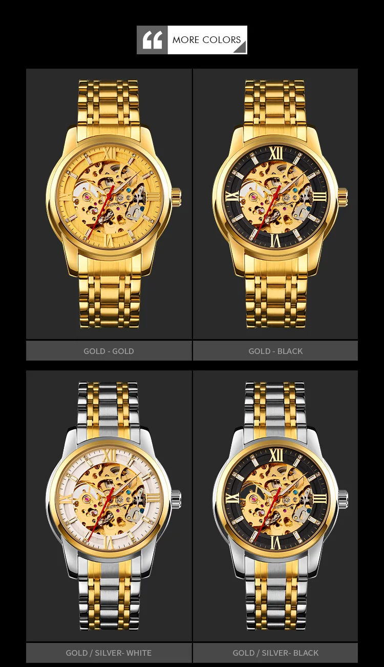 SKMEI 9222 Automatic Mechanical watch for Men description image 3
