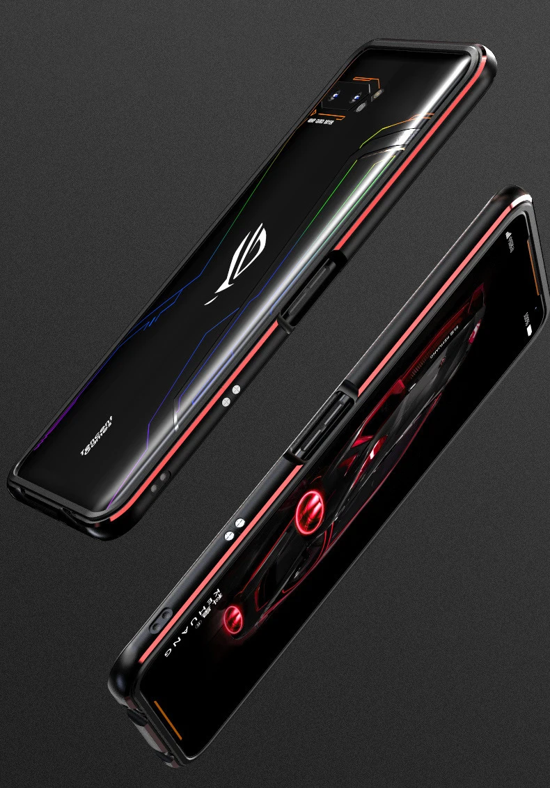 ROG Phone II алюминиевая рамка магнит защитный чехол для Asus ROG Phone II металлический бампер чехол для ASUS ROG Phone2 бампер чехол