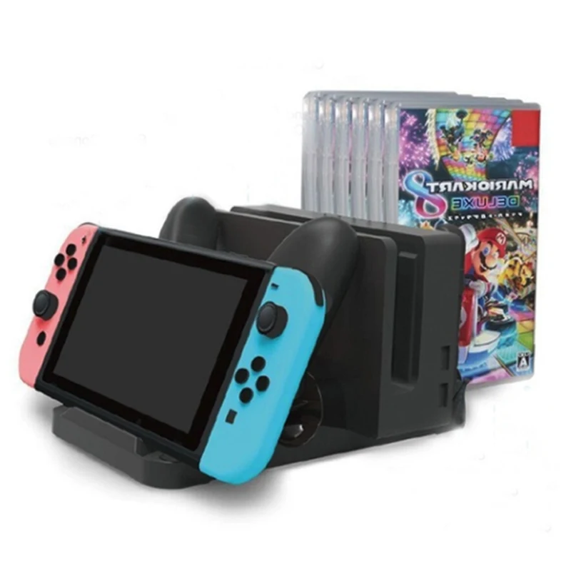 Для консольный переключатель Nintendo многофункциональная зарядная док-станция usb Подставка для дисков подставка держатель кронштейн Pro Ручка
