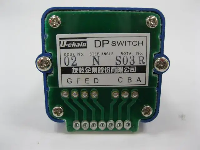 U-CHAIN Digital code rotary switch 01N 02N 01J 02J DP Switch