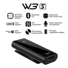 HiBy W3 Saber USB DAC 3,5 мм беспроводной аудио усилитель для наушников AK4377 NFC UAT APTX HD LDAC QCC5121 Bluetooth 5,0 Встроенный микрофон HiBy W3 Saber USB DAC 3,5 мм беспроводной аудио усилитель для наушников AK4377 NFC UAT APTX HD LDAC QCC5121 Bluetooth 5,0 Встроенный микрофон