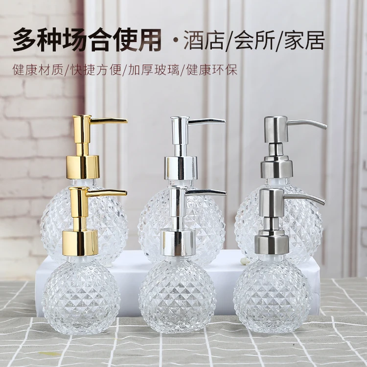 Украшение для ванной Лосьон дезинфицирующее средство рук стеклянная бутылка