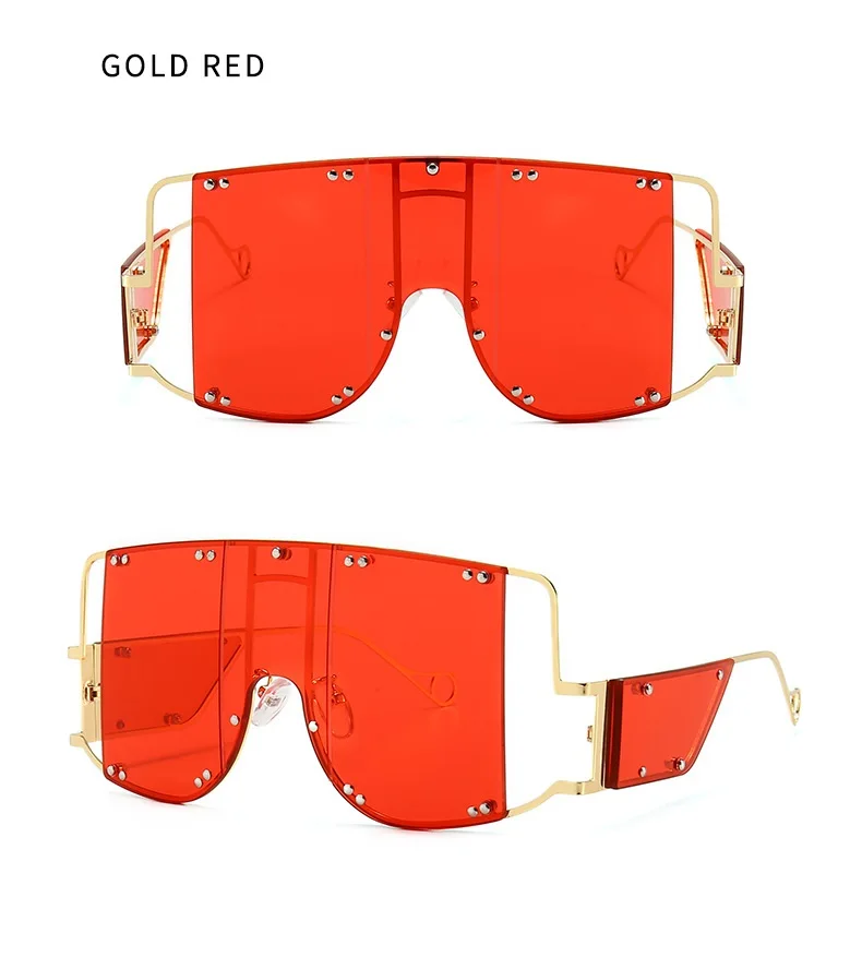 GIFANSEE женские крупные солнцезащитные очки Новые в большой квадратной оправе falt top Солнцезащитные очки женские винтажные Ретро брендовые UV400 панк