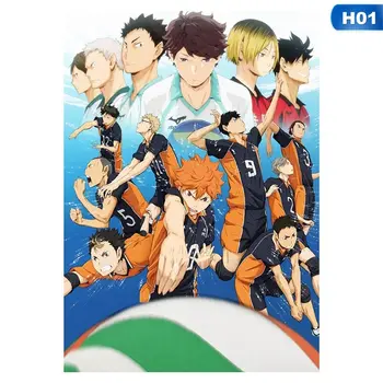 

Volleyball Boy Japan Style Cartoon anime haikyuu poster Modular Painting Anime Posters