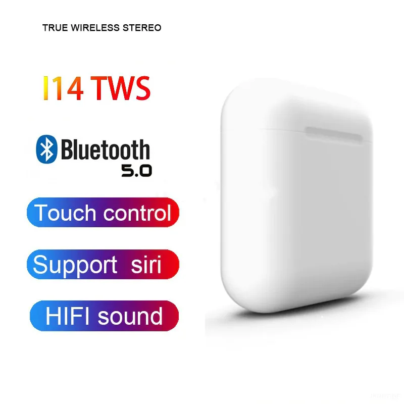 

Original I14 TWS Wireless Earphones Bluetooth Headset Auriculares Bluetooth Ecouteur Sans Fil True Wireless Earbuds Funcl Ai TWS