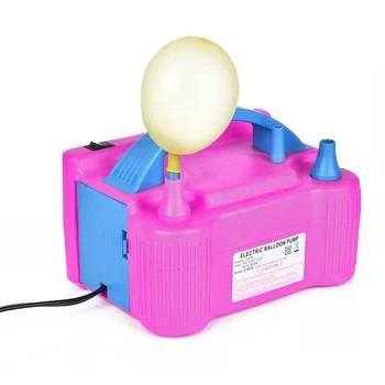 

Double Hole Portable air compressor 220v AC Inflatable Electric Balloon Pump Air Balloon Pump Electric Balloon Inflator Pump