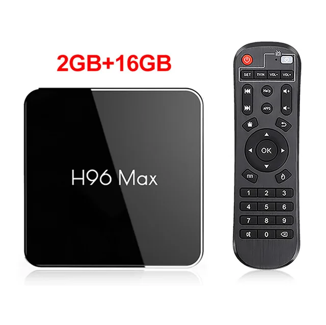 H96 MAX X2 Android tv Box 9,0 4 Гб 64 Гб S905X2 1080P H.265 4K Google Store Netflix Youtube H96MAX 2G16G смарт-приставка - Цвет: 2G 16G