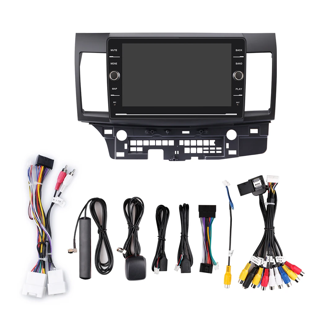 EBILAEN автомобильный Радио мультимедийный плеер для Mitsubishi Lancer X 2Din Android 8,1 Авторадио gps навигация видео аудио плеер