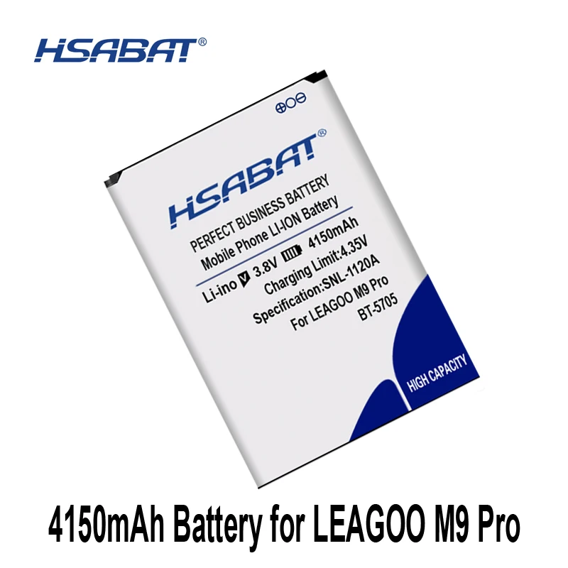 HSABAT 4150 мА/ч, BT-5705 Батарея для LEAGOO M9 Pro