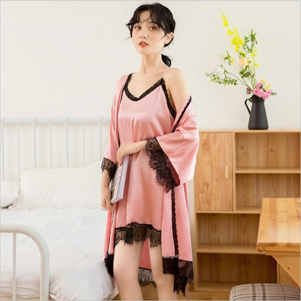 silk nightdress set