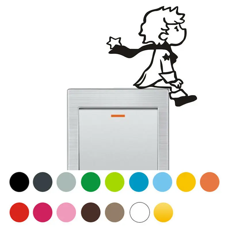 С принтом Маленький принц светильник настенный выключатель настенные виниловые