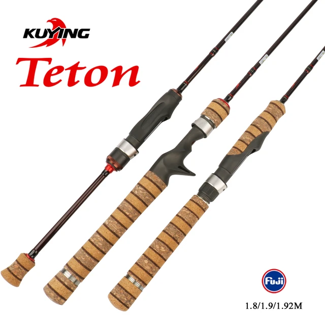 KUFA Sports 8' 2-Section Ultra Light Spinning Kokanee Rods BS802UL