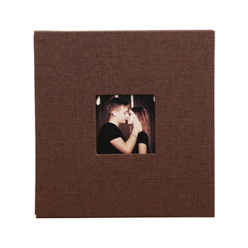

20 Sheets DIY Handmade Album Scrapbook Photo Album Craft Paper Album with Self-Adhesive Film for Anniversary Wedding Travelling