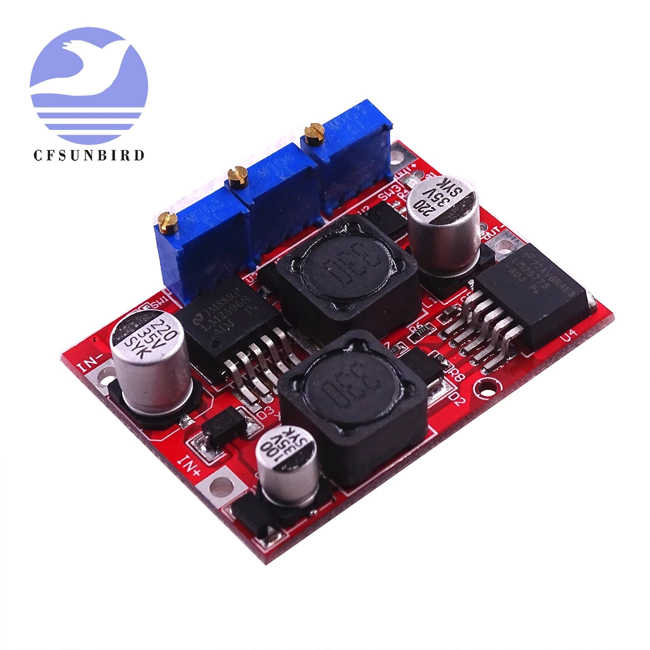 

LM2596S DC-DC LM2577S Step Up Down Boost Buck Voltage Power Converter Module Non-isolated Constant Current Board 15W 3A
