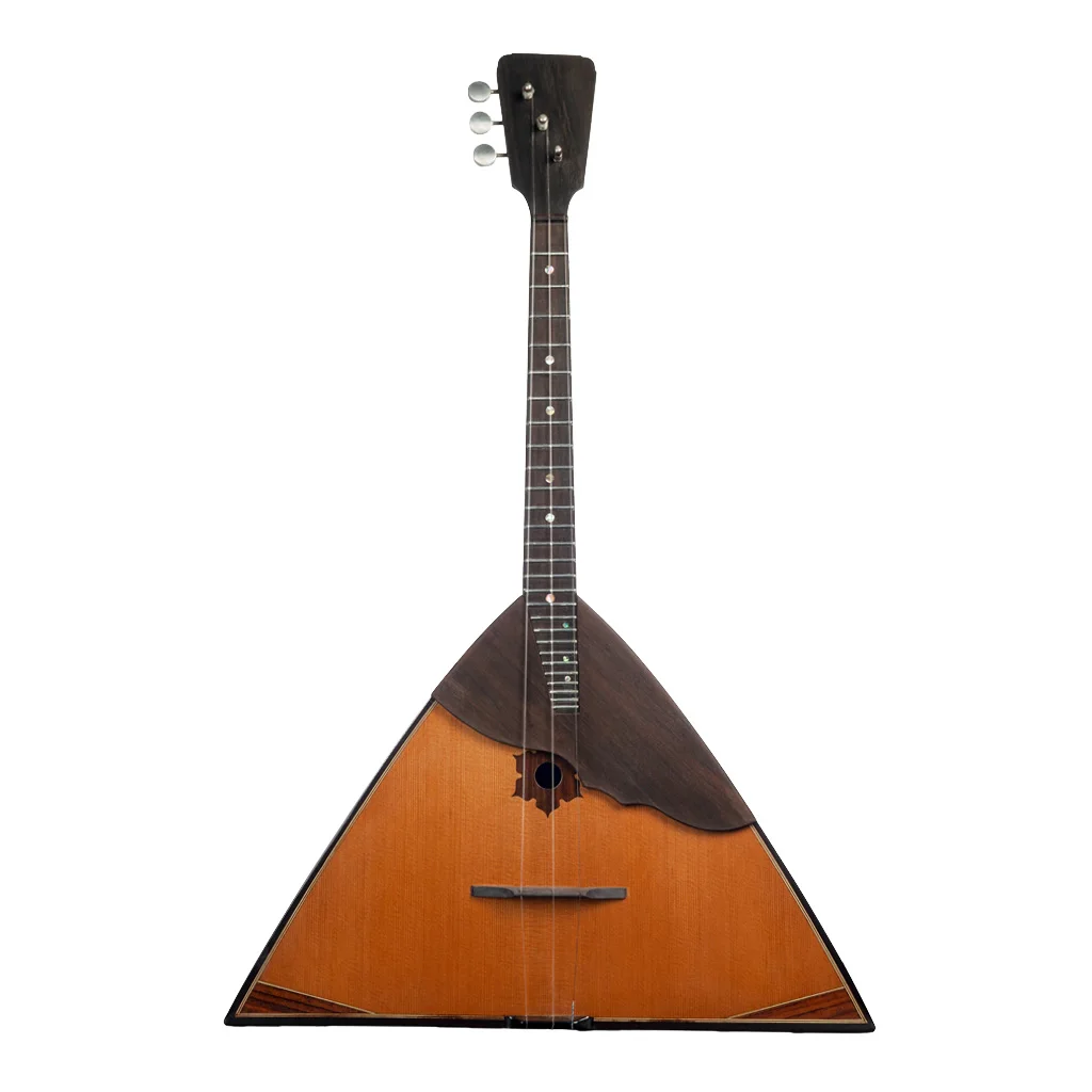 Винтажный ручной работы BALALAIKA деревянный 3 струнная русская гитара подарок