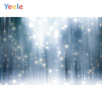 

Yeele Photocall Polka Dots & Bokeh Lights Snowflake Photography Backdrops Personalized Photographic Backgrounds For Photo Studio