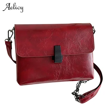 

Women Pu Leather Shoulder Bags Girls Brief Flap Women's Casual Messenger Bags Crossbody Bags Solid Color Simple Fashion Handbag