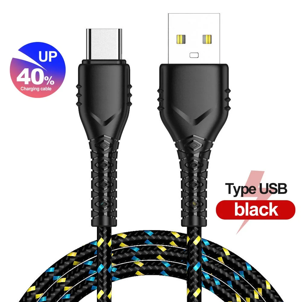 TYPE-C USB кабель 2.4A Быстрая зарядка для samsung huawei Android кабель для передачи данных для мобильного телефона для xiaomi redmi Смартфон usb зарядка