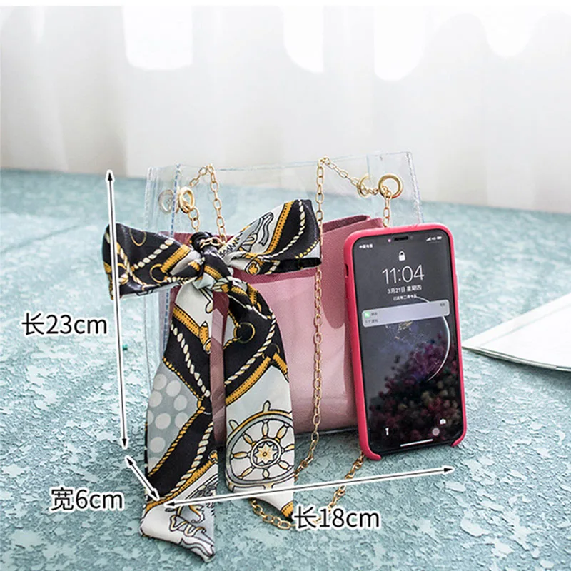 LISM 2020 последняя женская прозрачная сумка из ПВХ материала маленькая на плечо